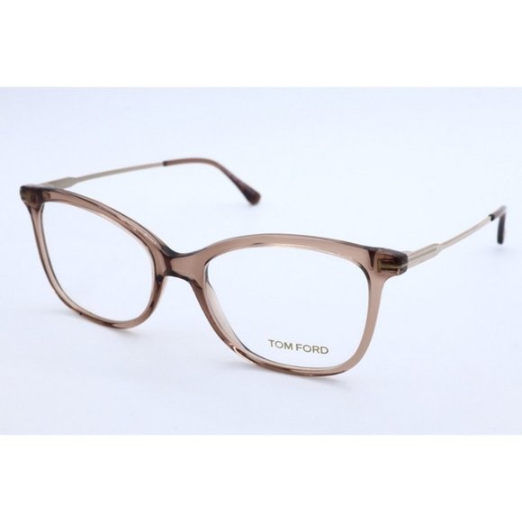 Authentic Tom Ford TF 5510 045 Square Violet Eyeglasses Clear Lenses 52mm